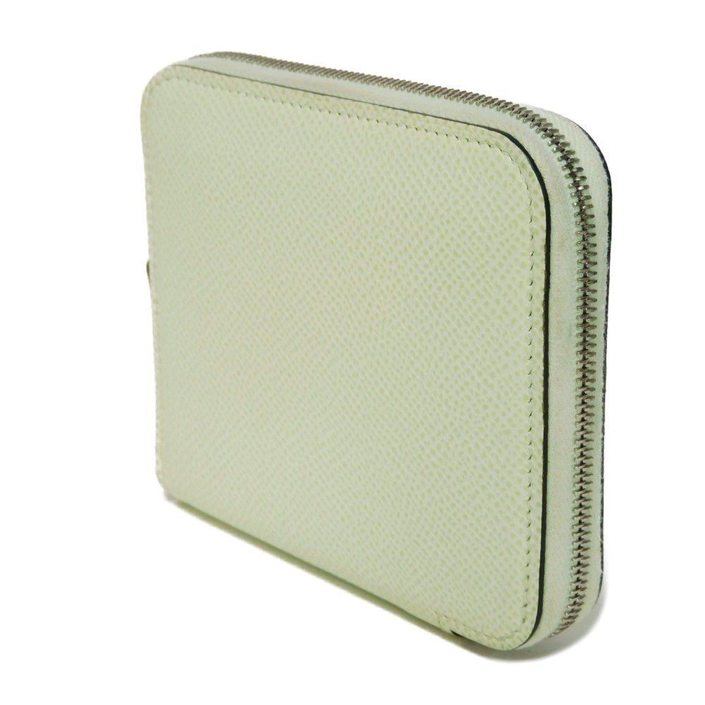 HERMES Coin case Epsom, Silk Veil Fizz Henri Berte Azap compact silk in Women Used | AlmaBagz