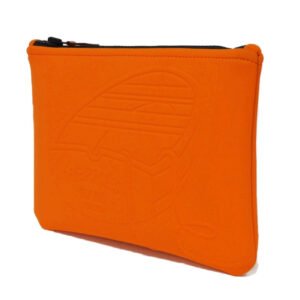 HERMES Clutch bag Polyamide (80%) x Elastane (20%) Orange Pierre Peron Neoban Thalassa PM Women(Unisex) Used | AlmaBagz
