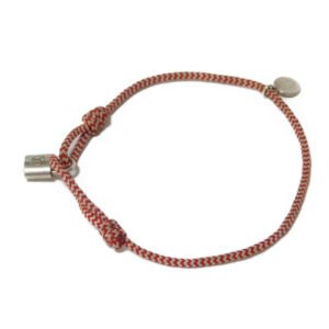 LOUIS VUITTON bracelet Q95705 925 Red Sophie Turner Silver Lockit Bracelet Women Used | AlmaBagz
