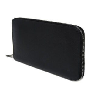 HERMES Long Wallet Purse Epsom black All leather Azap Long Classic Women(Unisex) Used | AlmaBagz