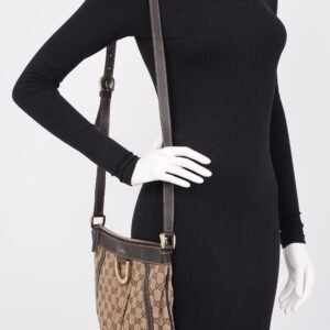 Gucci Abbey D-Ring GG Supreme Coated Canvas | AlmaBagz