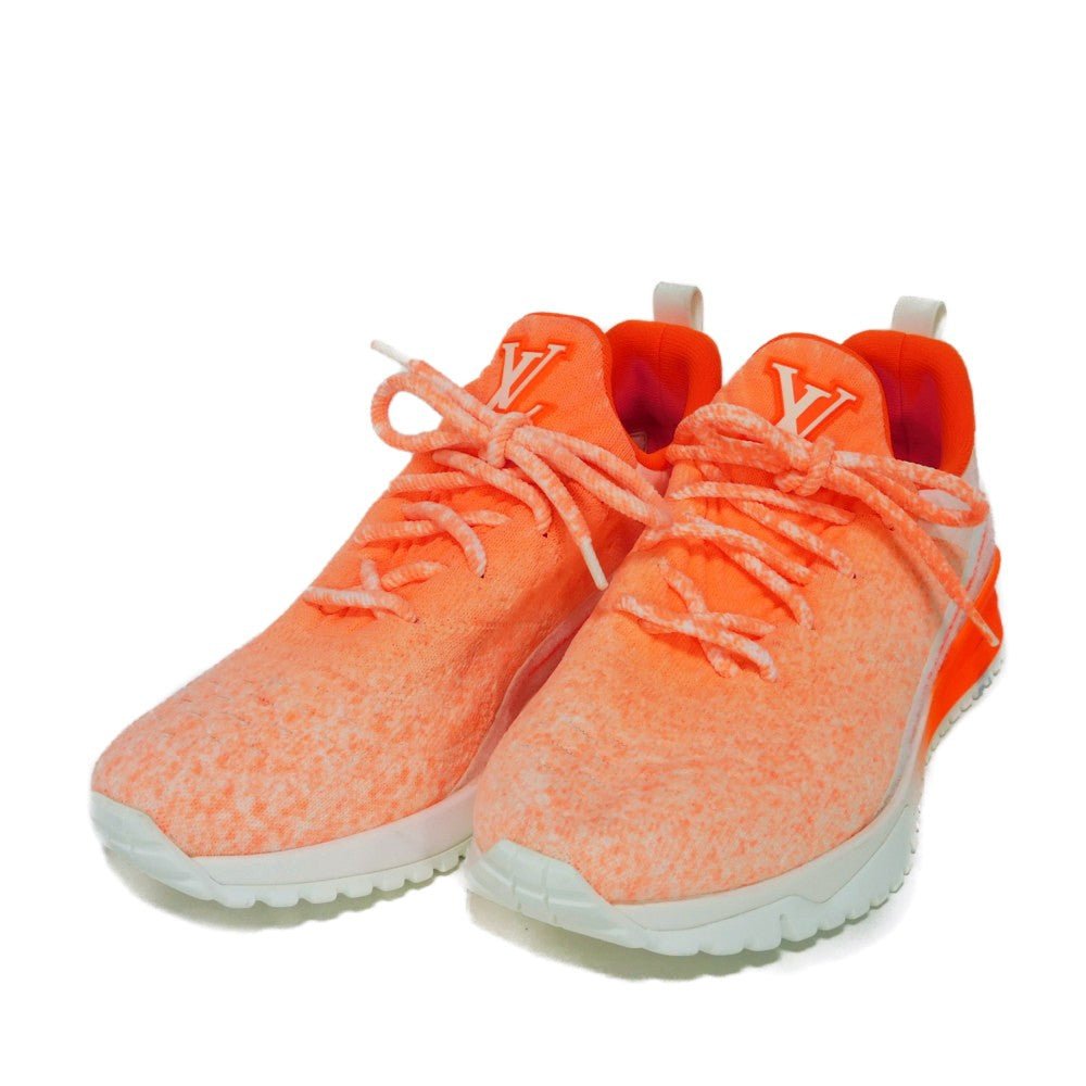 LOUIS VUITTON sneakers 1A4TRK knit Orange LV logo VNR Line mens 6 Used | AlmaBagz - Image 21