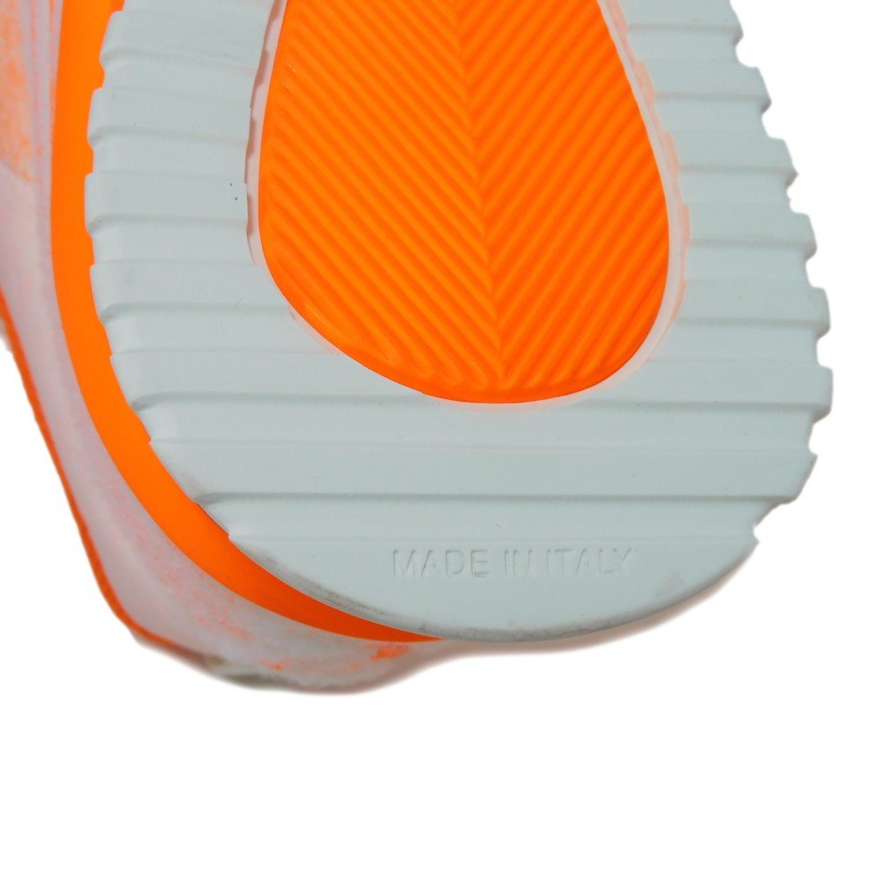 LOUIS VUITTON sneakers 1A4TRK knit Orange LV logo VNR Line mens 6 Used | AlmaBagz - Image 9