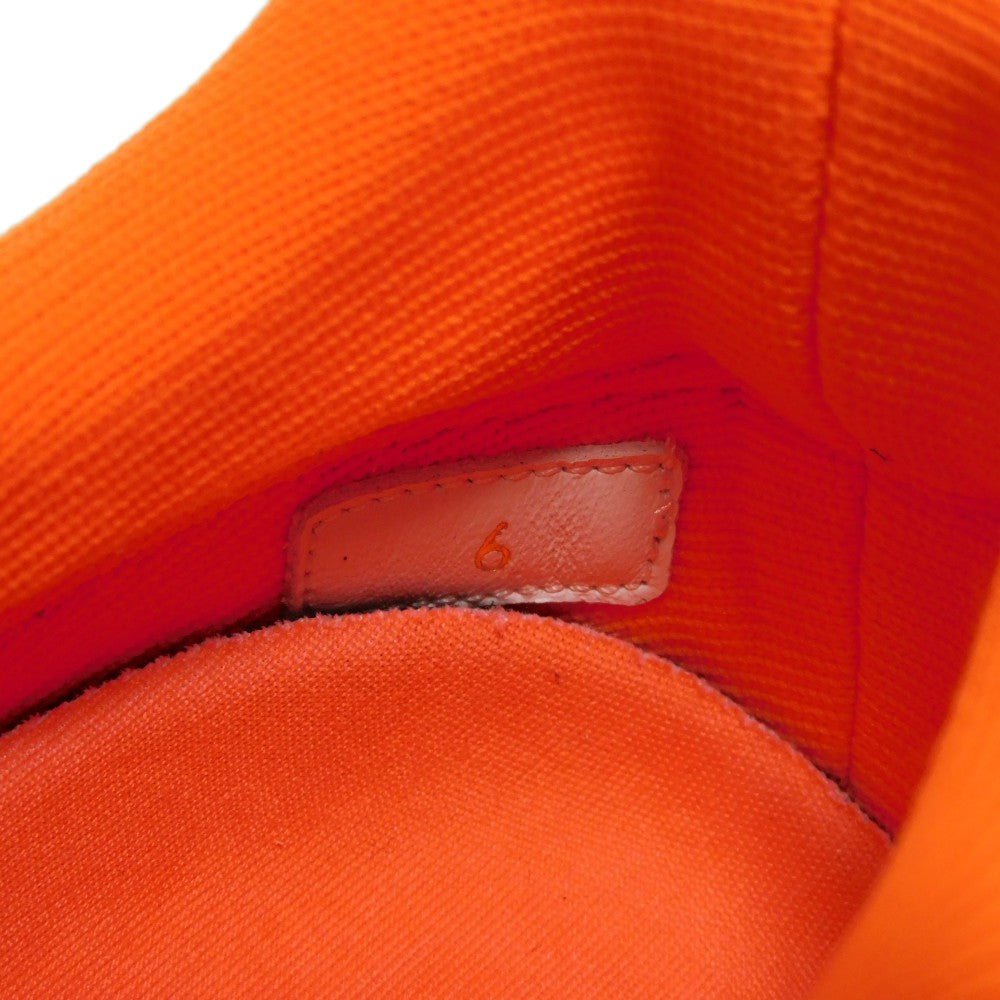 LOUIS VUITTON sneakers 1A4TRK knit Orange LV logo VNR Line mens 6 Used | AlmaBagz - Image 11