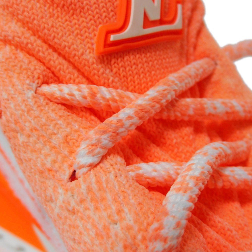 LOUIS VUITTON sneakers 1A4TRK knit Orange LV logo VNR Line mens 6 Used | AlmaBagz - Image 5