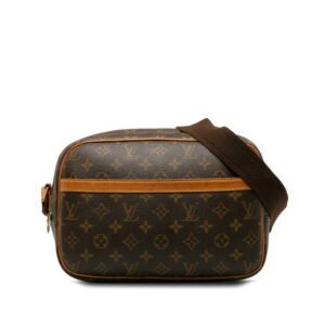 Louis Vuitton Monogram M45254 Shoulder Bag Leather Brown | AlmaBagz