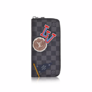 Louis Vuitton League Zippy Long Wallet Vertical Damier Graphite 2017 | AlmaBagz