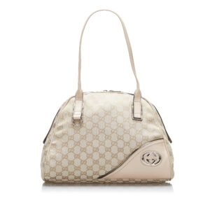 Gucci GG Canvas New Britt Handbag | AlmaBagz