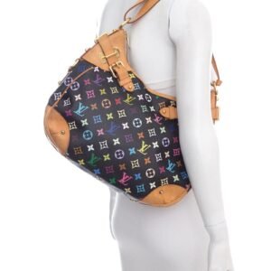 Louis Vuitton Multicolor Greta Black Handbag | AlmaBagz