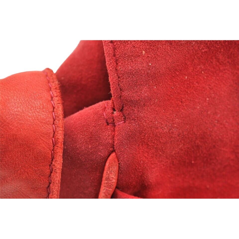 Gucci 1955 Horse-bit red leather & suede cross body | AlmaBagz - Image 10