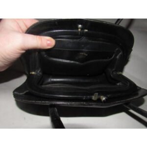 Gucci Vintage Pursesdesigner Purses Buttery Soft Black Leather Satchel | AlmaBagz