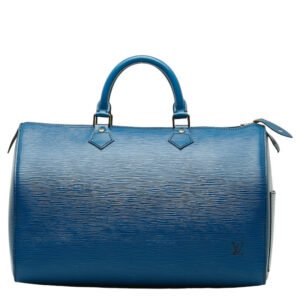 Louis Vuitton Louis Vuitton Epic M42995 Boston Bag Leather Tread Blue | AlmaBagz