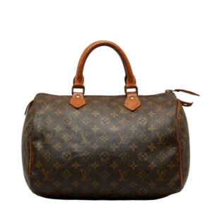 Louis Vuitton Monogram Speedy 30 Handbag M41526 Brown PVC Leather  Louis Vuitton | AlmaBagz