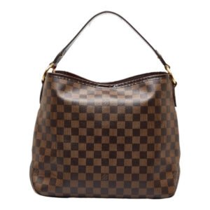Louis Vuitton Damier Full-PM Shoulder Bag N41459 Brown PVC Leather  Louis Vuitton | AlmaBagz