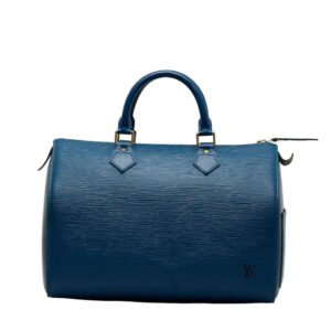 Louis Vuitton Epi Speedy 30 Handbag M43005 Toledo Blue | AlmaBagz