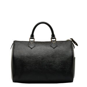 Louis Vuitton Epi Speedy 30 Handbag Boston Bag M59022 Noir Black Leather  Louis Vuitton | AlmaBagz