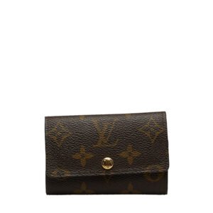 Louis Vuitton Monogram Multicle 6 Key Case 6  M62630 Brown PVC Leather  Louis Vuitton | AlmaBagz