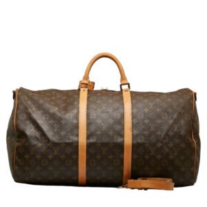 Louis Vuitton Monogram Keepall Bandolière 60 Boston Bag M41412 | AlmaBagz