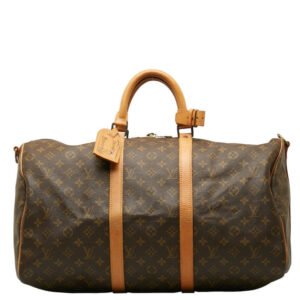 Louis Vuitton Monogram Keepall Bandolière 50 Boston Bag M41416 | AlmaBagz