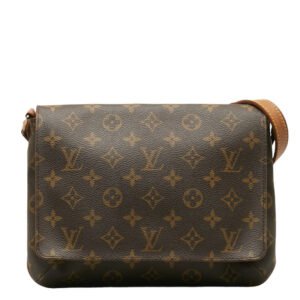 Louis Vuitton Monogram M51257 Shoulder Bag Leather Brown | AlmaBagz
