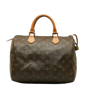 Louis Vuitton Monogram Speedy 30 Handbag M41526 Brown | AlmaBagz