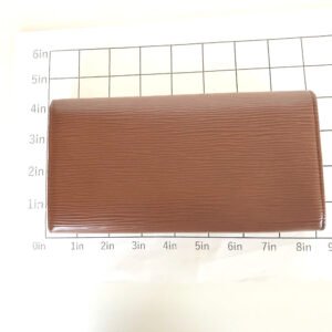 LOUIS VUITTON Long Wallet Purse M60321 Epi Leather Brown Portefeuille Sarah | AlmaBagz