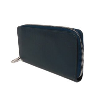 LOUIS VUITTON Long Wallet Purse M32837 Taiga leather (stamped) Blue Marine Taiga Zippy Wallet Vertical | AlmaBagz
