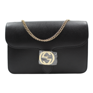 Gucci Large Interlocking GG Leather Shoulder Bag | AlmaBagz