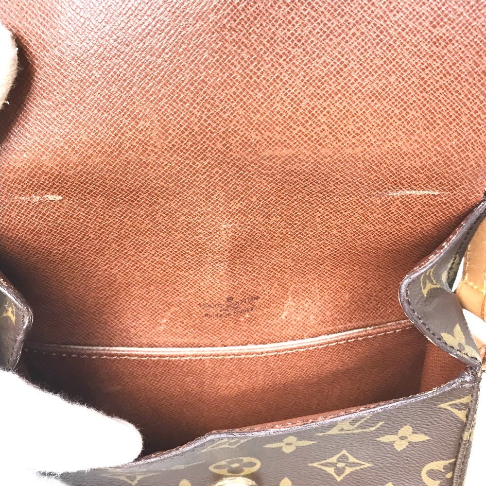 LOUIS VUITTON Shoulder Bag M51244 Monogram canvas Brown Cross body Mini Saint-Cloud | AlmaBagz - Image 4