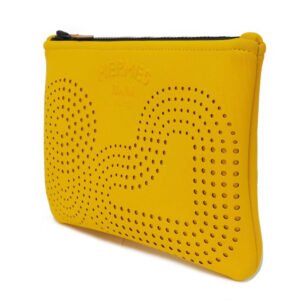 HERMES Clutch bag polyamide Bouton d'Or (Yellow) Giampaolopani Neoban Zen Au Soleil PM | AlmaBagz