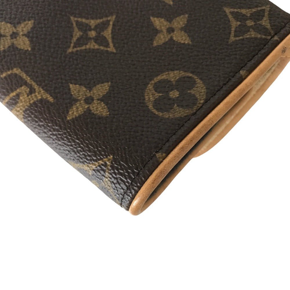 LOUIS VUITTON Shoulder Bag M51854 Monogram canvas Brown Clutch bag Pochette Twin PM | AlmaBagz - Image 14