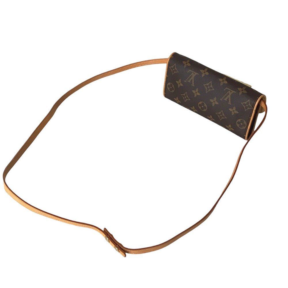 LOUIS VUITTON Shoulder Bag M51854 Monogram canvas Brown Clutch bag Pochette Twin PM | AlmaBagz - Image 15