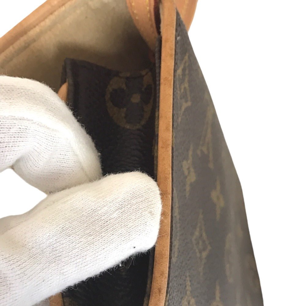 LOUIS VUITTON Shoulder Bag M51854 Monogram canvas Brown Clutch bag Pochette Twin PM | AlmaBagz - Image 6