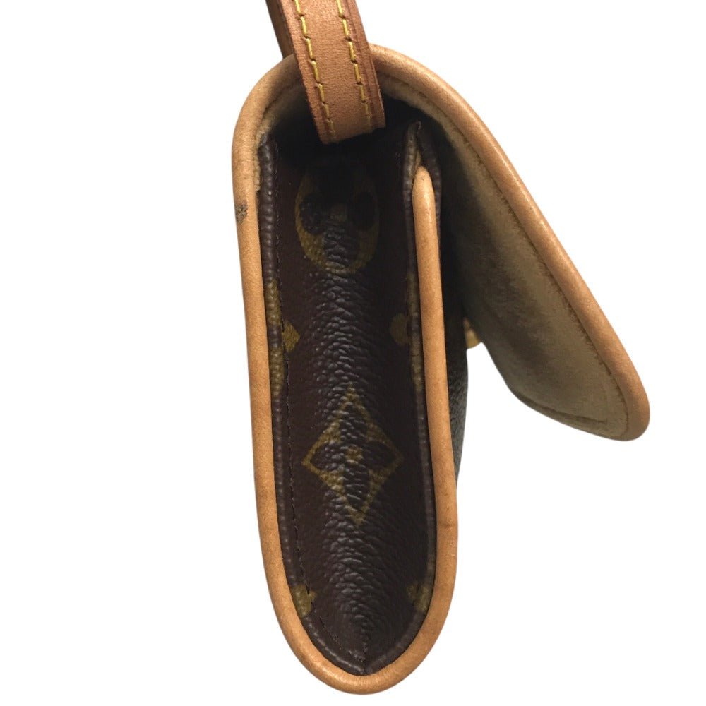 LOUIS VUITTON Shoulder Bag M51854 Monogram canvas Brown Clutch bag Pochette Twin PM | AlmaBagz - Image 7