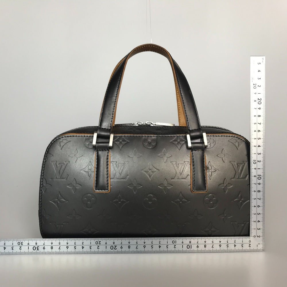 LOUIS VUITTON Handbag M55172 Monogram mat black Tote Bag Shelton | AlmaBagz