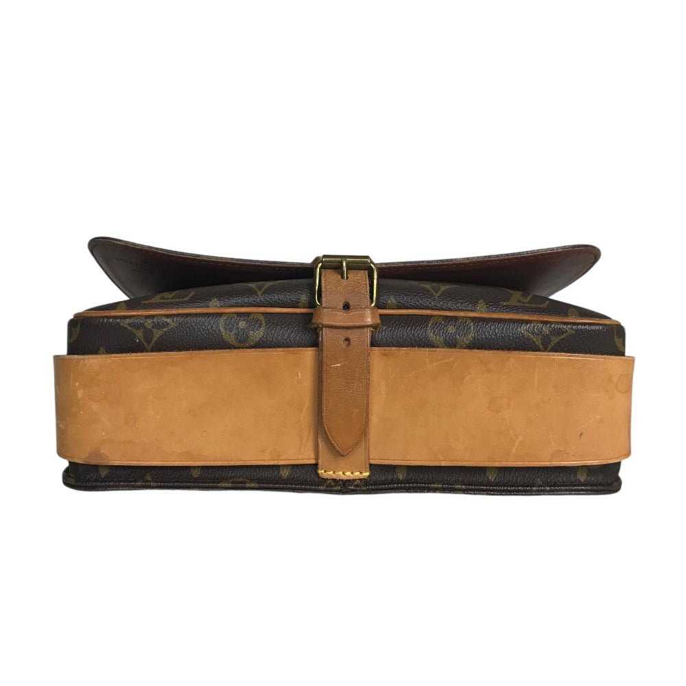 LOUIS VUITTON Shoulder Bag M51252 Monogram canvas Brown Sling bag CartouchiereGM | AlmaBagz - Image 9