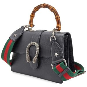 Gucci Dionysus Medium Top Handle Bag Black | AlmaBagz