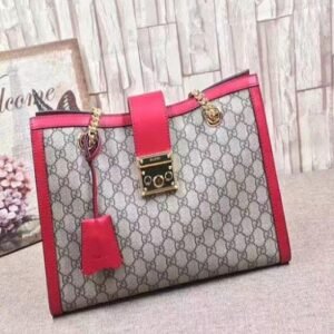 Gucci Padlock Small Shoulder Bag Red | AlmaBagz
