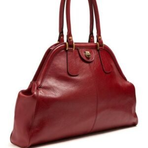 Gucci Re(Belle) Large Top Handle Tote Leather Red | AlmaBagz