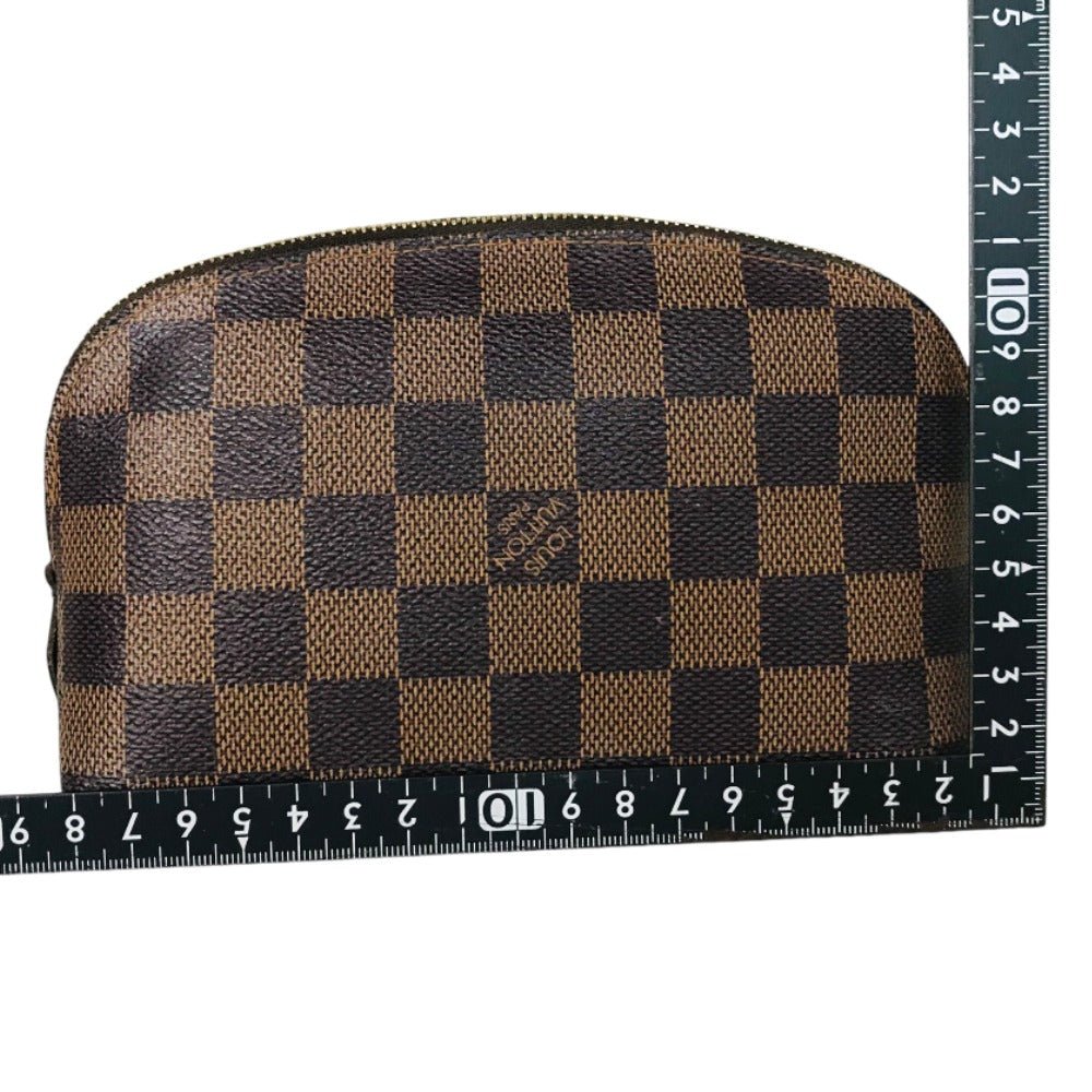 LOUIS VUITTON Pouch N47516 Damier canvas Brown Pochette Cosmetic | AlmaBagz