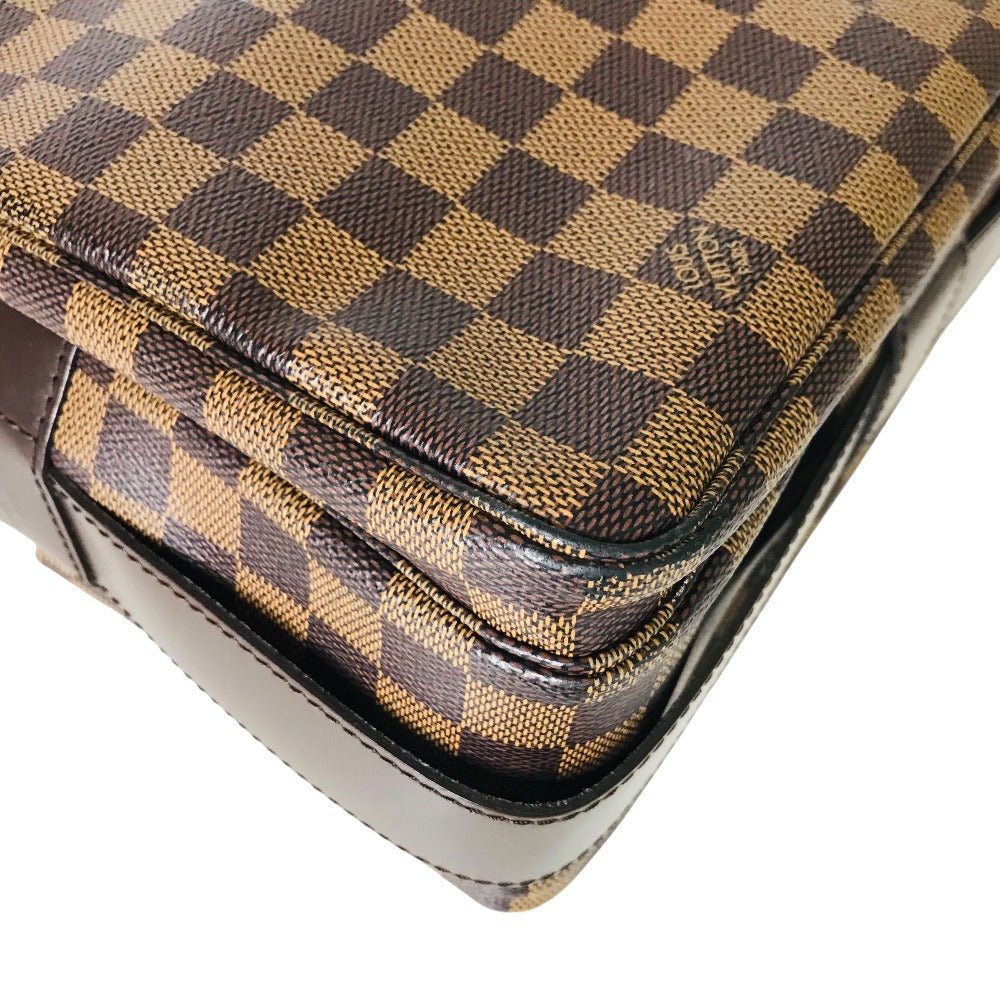 LOUIS VUITTON Shoulder Bag N45255 Damier canvas Brown Cross body Naviglio | AlmaBagz - Image 13