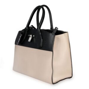 Louis Vuitton Black & Galet Calfskin City Steamer MM | AlmaBagz