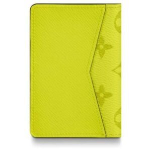 Louis Vuitton Pocket Organiser Taiga Monogram Jaune | AlmaBagz