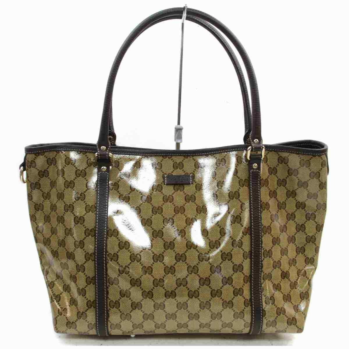 Gucci Tote Bag Light Brown PVC (SHC7-11114) | AlmaBagz