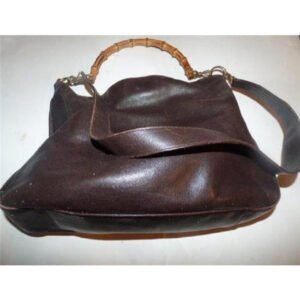 Gucci Vintage Two Way Brown Leather Hobo Bag | AlmaBagz