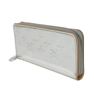 LOUIS VUITTON Long Wallet Purse M80808 Monogram Mirror Canvas Silver monogram mirror Zippy Wallet Vertical | AlmaBagz