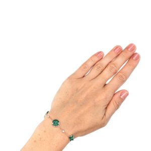 LOUIS VUITTON Colour Blossom BB Multi Motifs Bracelet Malachite | AlmaBagz