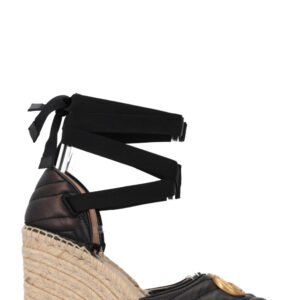 GUCCI Espadrilles Leather Black | AlmaBagz