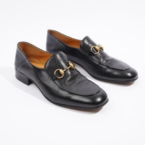 Gucci Horsebit Loafer Black Leather EU 40 UK 7 | AlmaBagz