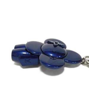 LOUIS VUITTON key ring M00483 metal Navy Monogram Flower Bijoux Sac Vivienne | AlmaBagz